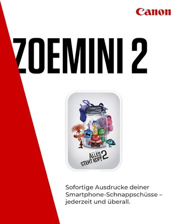 Canon Zoemini 2: Портативний фотодрук, Bluetooth 5.0, USB-C зарядка, Рожеве золото (Disney Limited Edition)