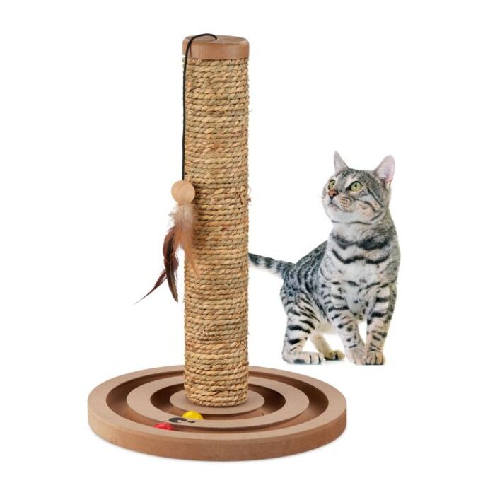 Relaxdays Scratching Post with Toys