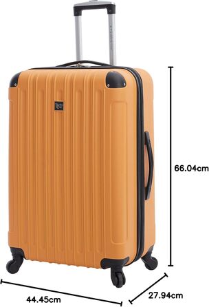 Набір валіз Travelers Club Midtown Hardside 4-Piece Butterscotch