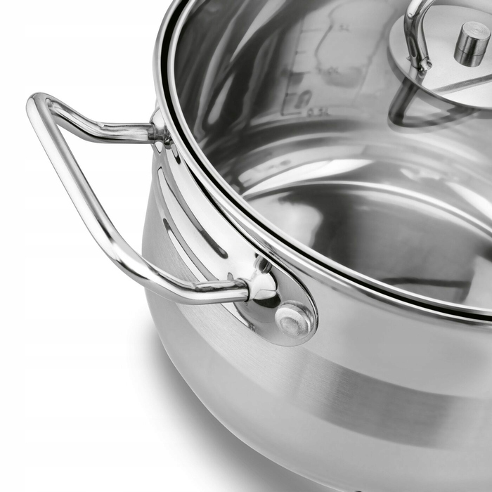 Набір каструль Konighoffer Ariane з нержавіючої сталі, 6 предметів