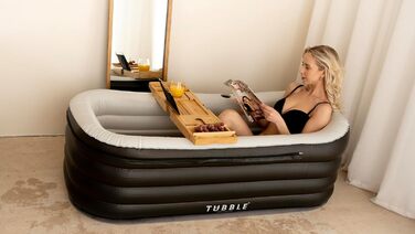 Надувна ванна Tubble Royale Black Onyx 255 літрів: розкішне домашнє спа для дорослих