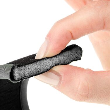 Шлейка для собак Ferplast Ergo Trekking Medium, чорна, з 6 застібками, вишукана посадка, світловідбиваюча, з підкладкою