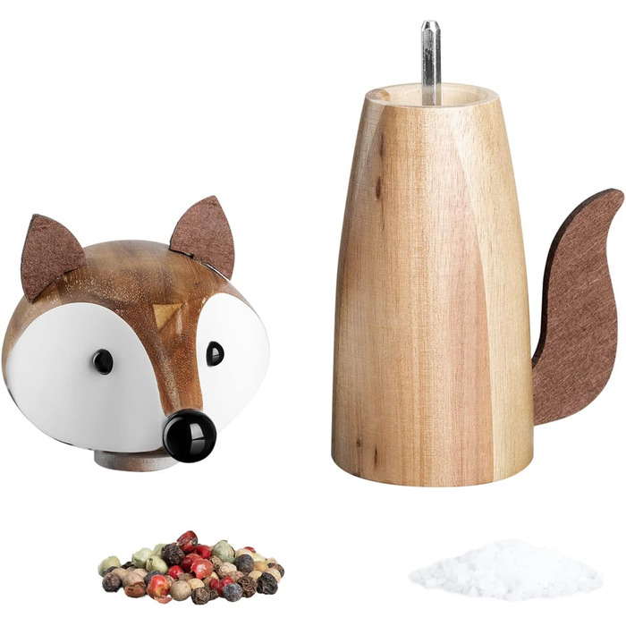 Млинок для спецій дерев'яний LEONARDO HOME 018698, коричневий, Fuchs