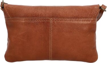 Сумка Gusti Leder Karisma Vintage – шкіряна сумка-листоноша коричневого кольору з магнітним закриттям та регульованим ремінцем