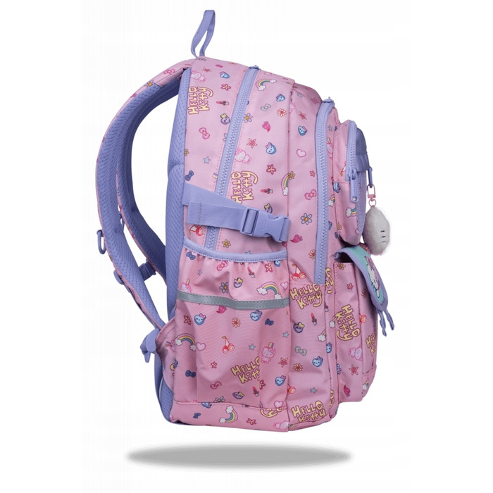 Багатовідсіковий шкільний рюкзак CoolPack, фіолетово-рожевий
