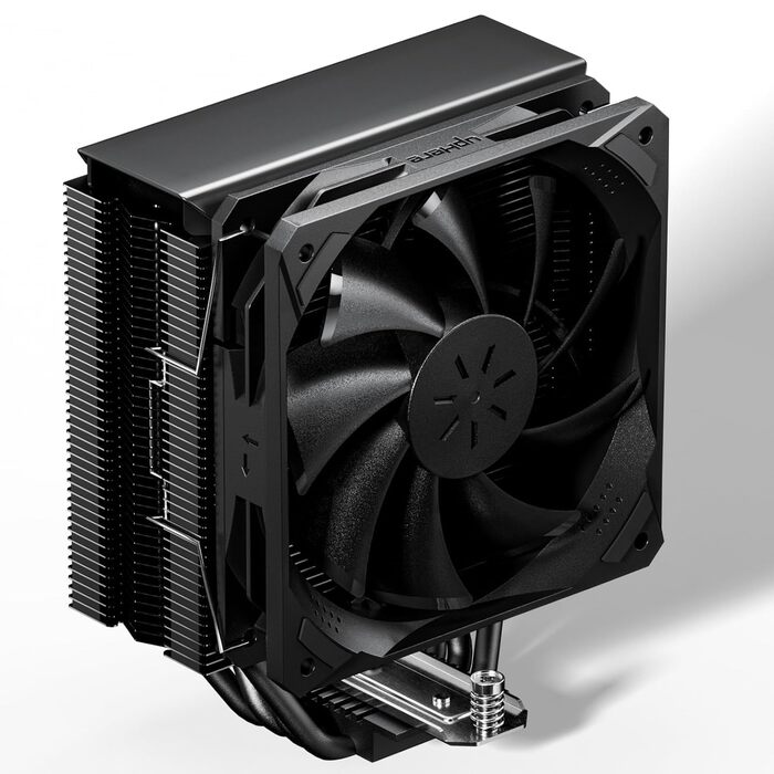 upHere Охолоджувач CPU з 4 Heatpipe, сумісний з Intel 2011/2066 (X79/X99) та AM5/AM4, 120мм вентилятор PWM