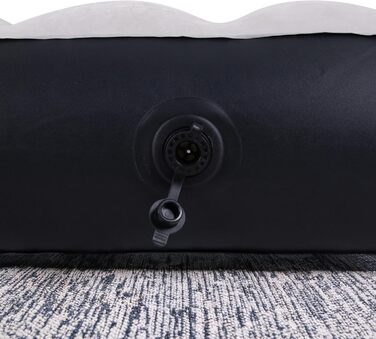 Надувний матрац Avenli для кемпінгу на 2 особи (191x137x25 см) - гостьовий матрац з флокованою поверхнею для дому та подорожей