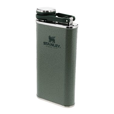 Фляга Stanley 1913 Classic Wide Mouth 0.23л, герметична, з широким горлом, нержавіюча сталь, Hammertone Green