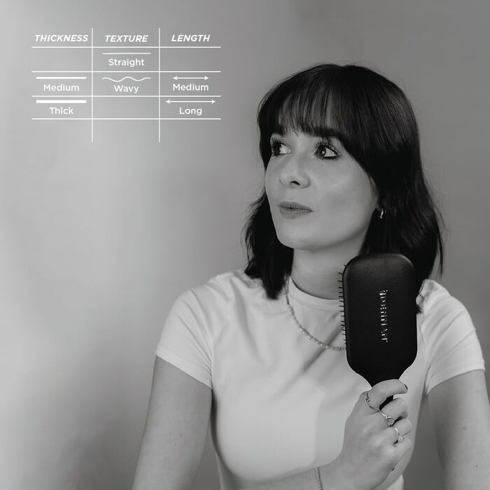 Щітка для волосся Denman D90L Tangle Tamer Ultra для довгих та густих волосся, чорна