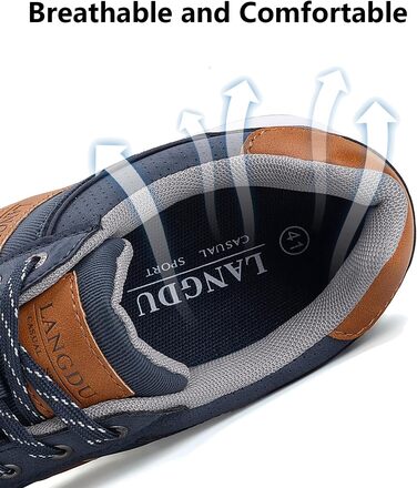 Чоловічі кросівки для прогулянок та спорту. Легкі, дихаючі, розмір 41-46 EU, блакитні