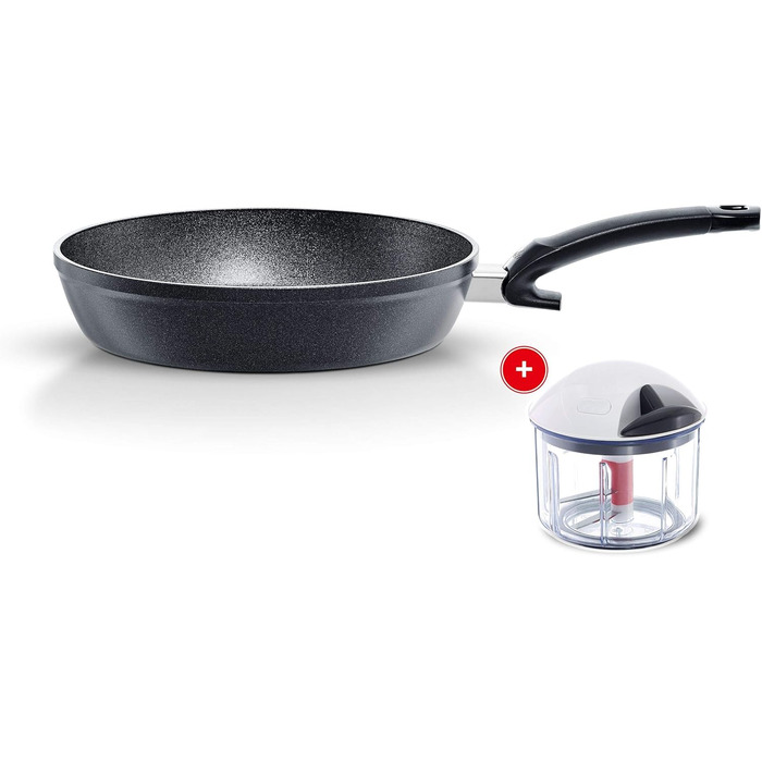 Fissler Adamant Comfort/Aluminum Frying Pan - Coated, Non-Stick, Scratch-Resistant - Induction (28 cm + finecut)