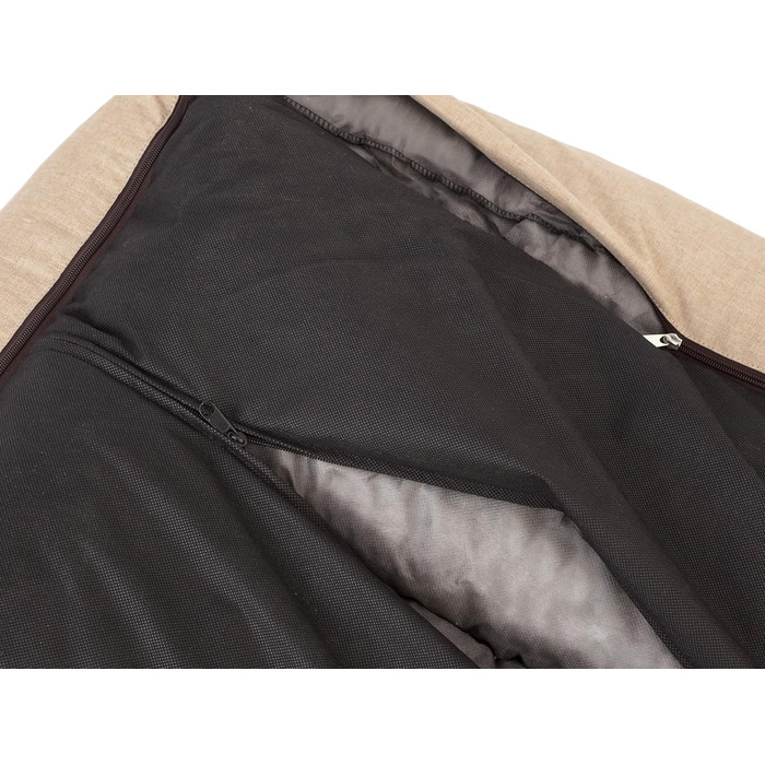 Квіткове ліжко для собак та котів, лежанка-софа, корзина для домашніх тварин, 82x58 см, бежевий колір