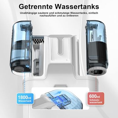 Пристрій для чищення оббивки та килимів: мокрий/сухий пилосос 450W для меблів, авто та диванів