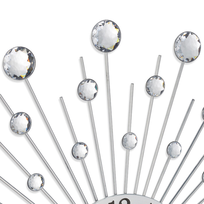 Relaxdays Wall Clock Diamond Ø 50 cm