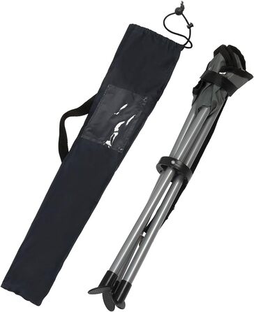 Стілець для кемпінгу Semptec Urban Survival Technology: триногий, висота сидіння 43 см, з сумкою та ременем для перенесення