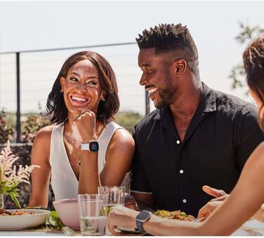 Розумний годинник Fitbit Sense 2 – фітнес-трекер з GPS, EKG та аналізом сну – сумісний з Android/iOS – колір Nebelblau (туманно-блакитний)