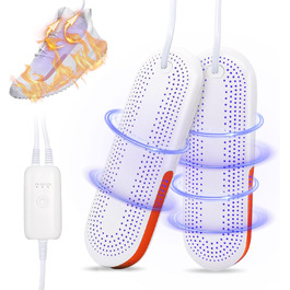 Електричний сушильник для взуття Herbst: 3 режими, таймер, антибактеріальний, для дитячого та гірськолижного взуття, помаранчевий