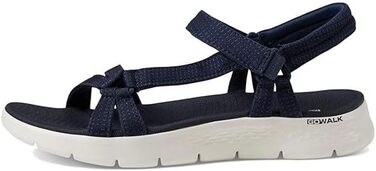 Сандалі жіночі Skechers Go Walk Flex (42 EU, широкі, блакитні) - зручне взуття для прогулянок