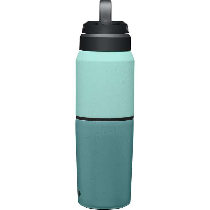 Camelbak Multibev Stainless Steel Vacuum Insulated Thermos Bottle (Coast/Lagoon, 503 ml)