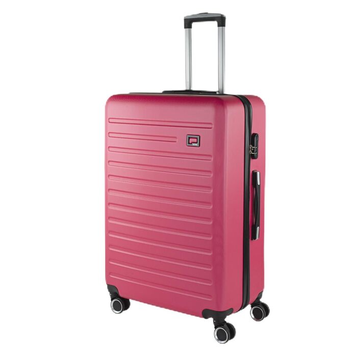 Чемодан валіза на колесах KPAT Fuchsia S+L: міцний корпус, великий вибір для подорожей