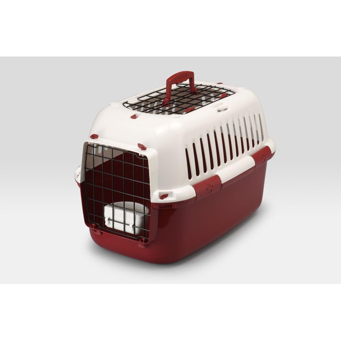 Транспортний бокс Europet Bernina TFD (XL) 57x38x38 см, сірий (чорний)