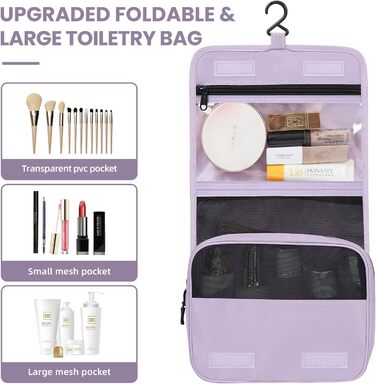 Органайзери для валізи Prezon, набір 10 шт, фіолетовий