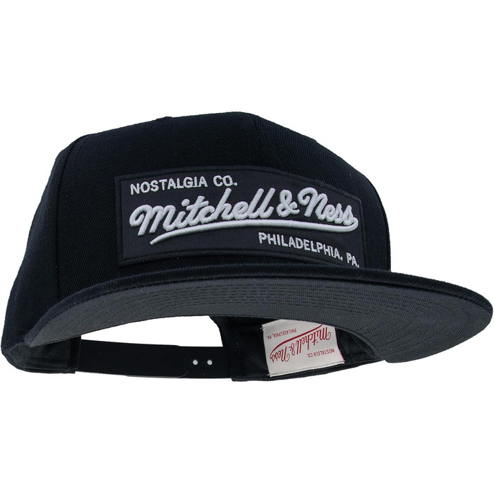 Кепка Mitchell & Ness 2 Tone Box Logo Snapback чорно-біла універсального розміру