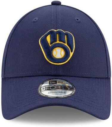 Кепка New Era MLB The League 9Forty регульована (Мілвокі Брюерс - Чорна)