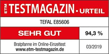 Сковорода Tefal Jamie Oliver E85606 28 см з індукційним дном та термоспортом. Антипригарна нержавіюча сталь