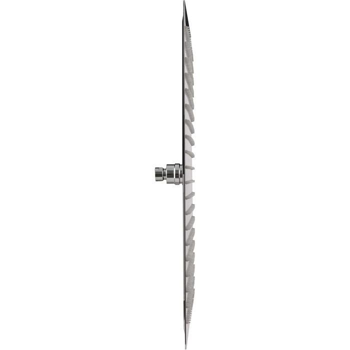aquaSu® Overhead Shower Offertio with 1 Spray Pattern | Square | Chrome | 50 x 50 cm Spray Plate | with Ball Joint | Anti-Limescale Nozzles | Standard Thread: 1/2 | Wellness Rain Shower | 72278 0