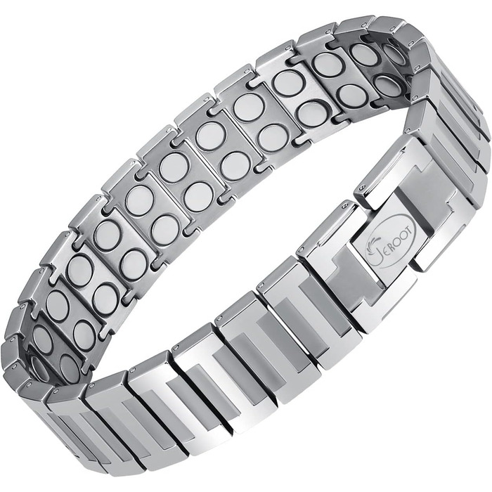 Браслет магнітний чоловічий JEROOT з титану, енергетичний, для чоловіків