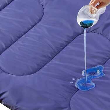 SOULOUT 3-4 Season Sleeping Bag - Waterproof Lightweight Sleeping Bag for Camping, Travel & Outdoor Activities - Ideal for Adults & Kids - 220x83cm (Purple/Right Zip)
