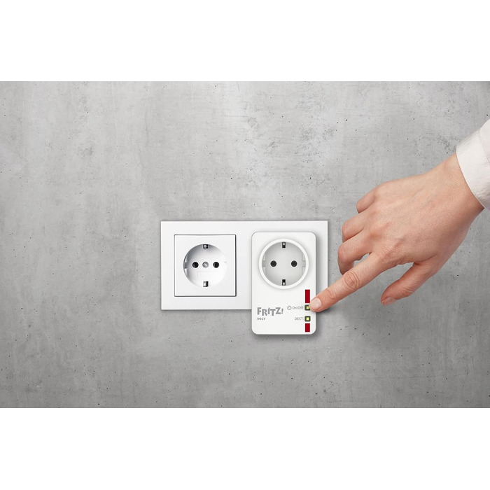 Розумна розетка AVM FRITZ!DECT 200 International для дому, міжнародна версія