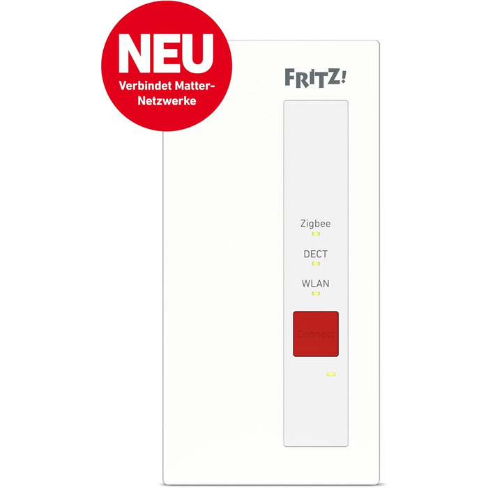 FRITZ!Smart Gateway: Роутер для підключення Zigbee, DECT-ULE та Matter Smart Home пристроїв, стабільне Wi-Fi/LAN з'єднання