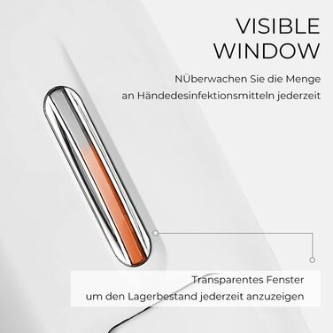 Настінний диспенсер для рідкого мила - диспенсер для мила та гелю для душу (9088) (Білий)