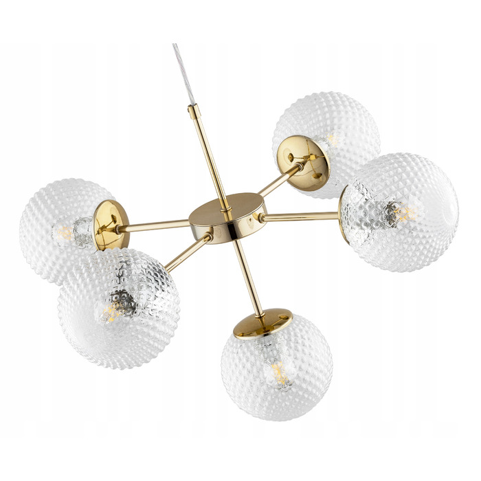 Підвісна люстра Elko-Lighting Stella — 5 точок освітлення, цоколь E27