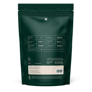 Спеціальна кава в зернах Incapto Single-Origin Brasilien, 100% Арабіка, Espresso Specialty Coffee (SCA 84), обсмажена традиційним способом, Мінас-Жерайс, 1 кг