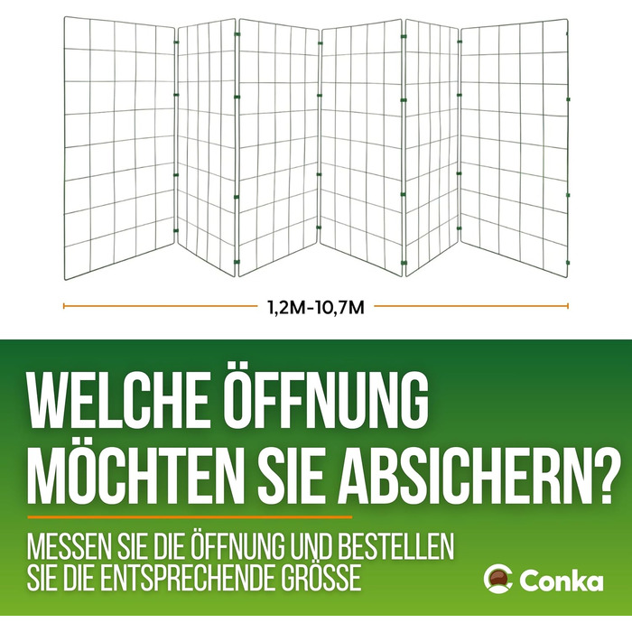 Захисний забір для собак Conka Pets: 1 м, пружний, для будь-яких порід. Легкий, складаний, мобільний - закриває проміжки до 1,5 м