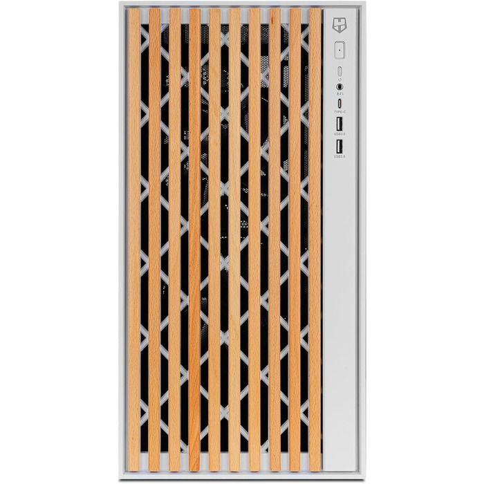 Корпус для ПК NOX Hummer Element White – ATX/Micro-ATX/ITX Midi Tower з сітчастою передньою та верхньою панелями, скло, 3 x 140 мм вентилятори, підтримка 10 вентиляторів, USB-C/USB 3.0, білий