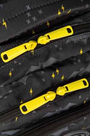 Багатовідсінковий шкільний рюкзак CoolPack, чорний, 21 л