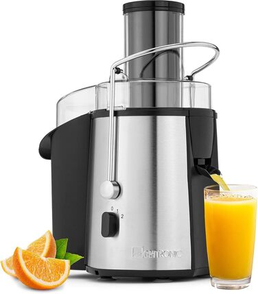 Електричний соковитискач Clatronic AE 3666: соковитискач для овочів та фруктів, Slow Juicer, 400W, зручна очистка, Tropfstopp