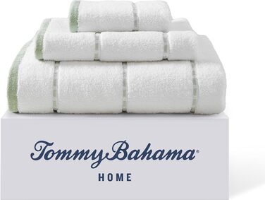 Набір рушників для ванної Tommy Bahama з м'якої бавовни, 3 предмети, Ridley Solid Green