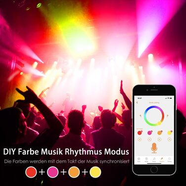 iLC RGB LED Floodlight 80W, RGBW Color Changing Floodlight Equivalent to 800W, 16 Million Colors, Grouping, Timer, 2700K Warm White, Water Protection Rating IP66, Outdoor/Indoor (2-Pack)