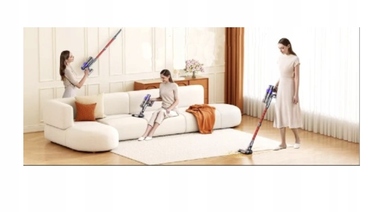 Вертикальний пилосос Laresar V8 (Elite 8), червоний