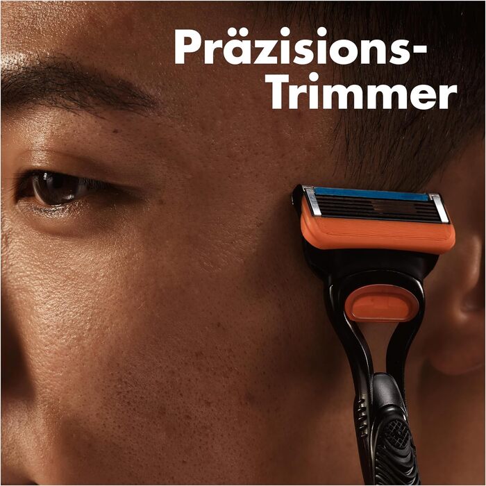 Смінні леза для чоловічих бритв Gillette Fusion 5, 8 шт, помаранчеві