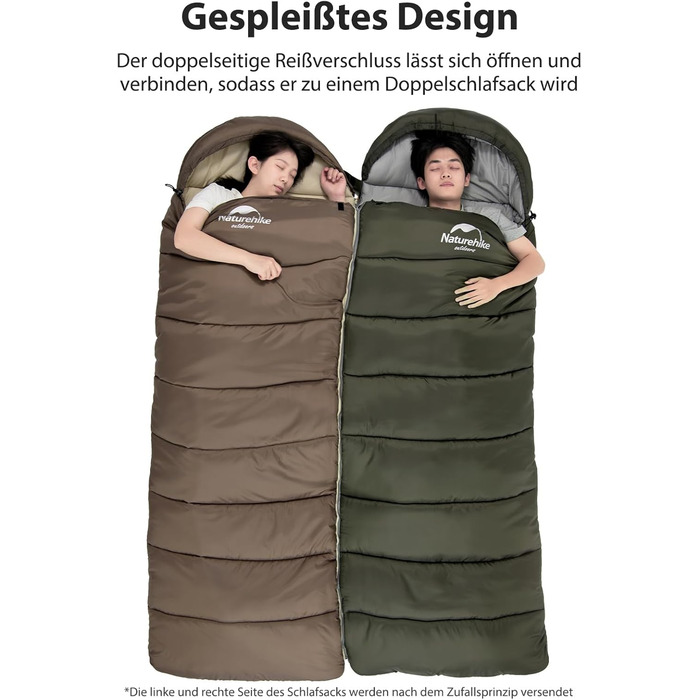 Naturehike Sleeping Bag - 7°C Warm Weather Sleeping Bag for Hiking, Backpacking & Camping - Lightweight, Youth & Adult