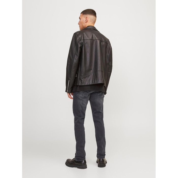 Джинси чоловічі JACK & JONES Glenn Original Slim Fit, чорний денім (36W/36L)