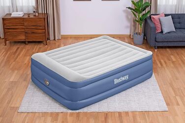Надувний матрац Bestway Tritech Queen розмір 203x152x56 см з вбудованим насосом