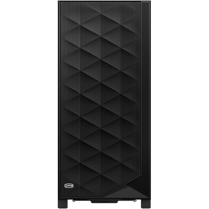 Корпус ПК Tower ATX CPS C3T500 ARGB: 6 вентиляторів ARGB, підтримка RTX 40, двостороннє скло, без колонок (Чорний)