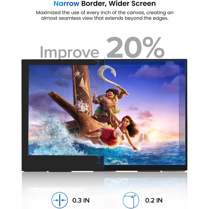 UPERFECT Портативний монітор 15.6